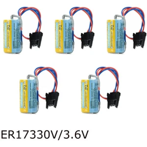 5x MR-BAT ER17330V/3.6V para Mitsubishi A6BAT PLC batería para sistema CNC FANUC - Imagen 1 de 6