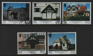 Isle of Man Stamps 2001 SG 953-957 Architecture of Mackay Scott Fine Used - Picture 1 of 1