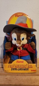 Original 1991 Tyco Fievel An American Tail - Fievel Goes West Large Plush *RARE* - Picture 1 of 5