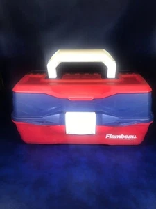 Flambeau "Eagle Claw" Classic 1-Tray Tri-Color Tackle Box - Picture 1 of 11