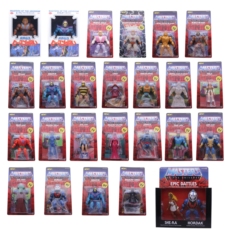 SUPER7 Super 7 Masters of the Universe Vintage Motu Figuren Auswahl OVP