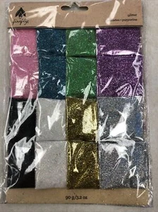 Firefly Glitter Sample Pack 16 Sparkling Colors Non Toxic 90 gms bright metallic - Picture 1 of 4