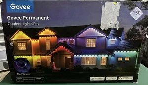 Govee Permanent Outdoor Lights Pro,150ft with 90 RGBIC LED Lights- Black Version - Picture 1 of 3