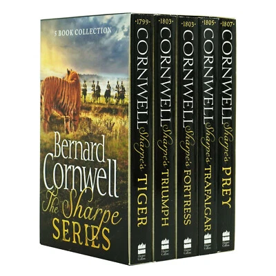 Bernard Cornwell The Sharpe Series 5 Books Collection - Young Adult - Paperback - Imagem 1 de 4