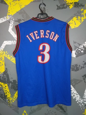 Allen Iverson Philadelphia 76ers Jersey Size XL Basketball Shirt Champion ig93 Cover