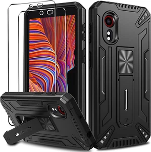 Ivoler Hülle Für Samsung Galaxy Xcover 5 Mit Ständer Und 2 Stück Panzer Schutz G - Bild 1 von 12