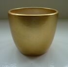 Gold Coloured Pottery Pot For Craft Dried Decoration Or Plant Pot Holder 
