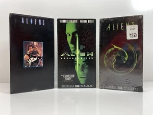 Alien VHS Lot of 3 Fox Video Aliens Resurrection & Alien 3 Sci Fi Horror Action - Picture 1 of 6