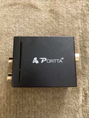 Convertidor de audio analógico R/L RCA a coaxial digital/Toslink Portta N3ACATD - Imagen 1 de 4