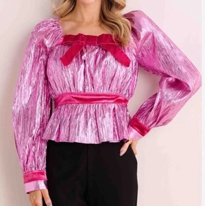 Avara Rosa Schleife Top Gr. XL Neu ohne Etikett - Bild 1 von 6