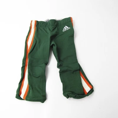 Miami Hurricanes adidas Football Pants Men's Dark Green Used - Image 1 of 3