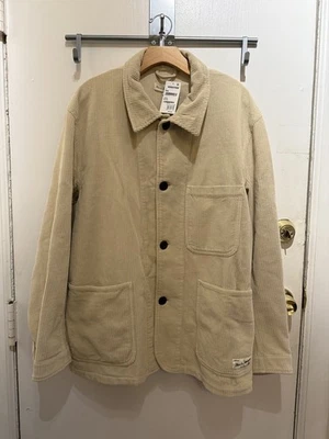 Merz B. Schwanen 棉灯芯绒编舞外套 - 天然/Ecru - 尺寸 7/XL — 第 1/4 张图片