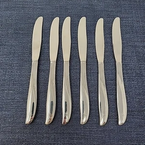 Oneida Community TWIN STAR (6) Dinner Knives 8 5/8" Stainless Flatware Set - Picture 1 of 4