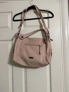 Jessica Simpson Classic Satchel Large Crossbody Camile Powder Blush Handbag - Picture 1 of 4