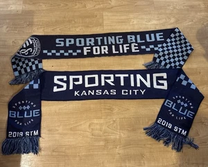 Menge 2 Adidas Kansas City Sporting MLS Offizieller Fußball Schal 5 Fuß 🔥!!️ - Bild 1 von 5