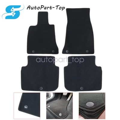 Velour Floor Mats Fits 2015 2016 Hyundai Genesis 2017 2018 2019 2020 Genesis G80 - Imagem 1 de 4