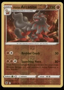 Hisuian Arcanine - 071/189 - Reverse Holo Rare - Astral Radiance - NM/M - Picture 1 of 2