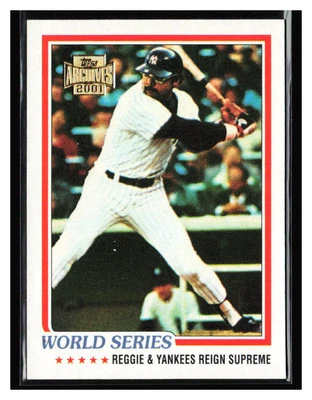 2001 Topps Archives #225 Reggie Jackson - Image 1 of 2