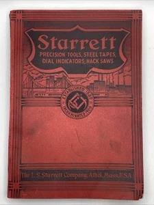 Vintage 1938 Starrett Präzisionswerkzeuge, Stahlbänder, Messuhren Buch Katalog 26 - Bild 1 von 8