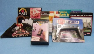7 Pc NEW Mixed Gadget Lot Hooks Pill Case Jewelry Hanger Remote Caddy Mani Mate - Picture 1 of 5