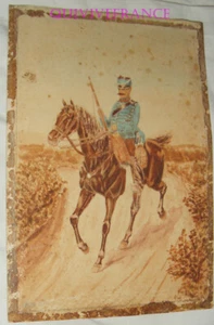 Watercolor Of A HUSSAR On Horseback - Picture 1 of 5