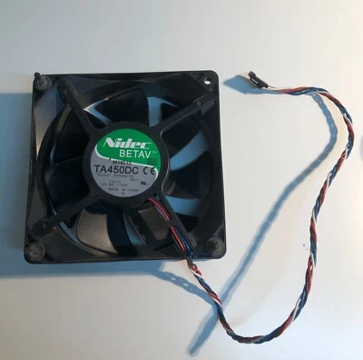 Nidec Betav TA450DC B35502-35 Powerful 2 Ball Bearing 12V Fan 4.7"x1.5" 120x38mm - Image 1 of 2