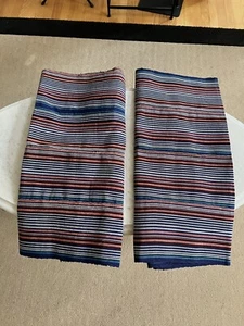 Multi Color Aso Oke Head Tie With Shoulder Shawl, Two Pieces Aso Oke Head Tie, - Picture 1 of 2