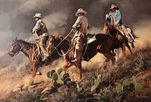Ray Swanson - Bustin' for Beans, Biscuits and Beef - S/N Litho - Signed - MINT - Picture 1 of 1