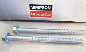 2 NEUE Simpson Strong-Tie Titan HD 1/2”x 8” Schwerlast Betonanker THD50800H - Bild 1 von 3