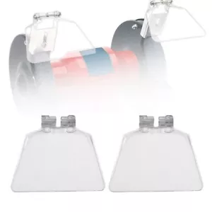 2pc Replacement Transparent Guard Bench Grinder Eye Protection Safety Shield - Picture 1 of 24