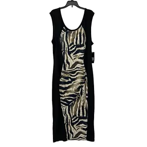 Fashion to Figure NWT Dress 3X Animal Print Sleeveless Bodycon Pullover Size 3X - Picture 1 of 9