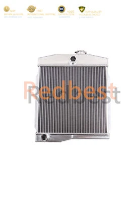 Radiador de corrida de alumínio 3 fileiras para 1955 Jeep Willys /59-71Jeep CJ3 CJ5 CJ6 polonês - Imagem 1 de 4