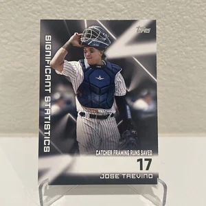 2023 Topps Series 2 Jose Trevino SIGNIFICANT STATISTICS New York Yankees #SS-18 - Picture 1 of 2