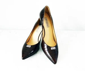 BRIGHTON braunes Leder-Stiletto. Größe 10 - Bild 1 von 10