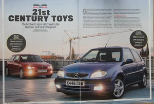 Original 2024 PC extracted magazine article: MG ZR 160 VVC vs CITROEN SAXO VTS - Bild 1 von 1