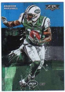 2015 Topps Fire Blue Foil Parallel /99 #41 Brandon Marshall NY Jets - Picture 1 of 2