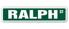 RALPH Znak uliczny Imię dla dzieci Pokój Metalowy znak Naklejka