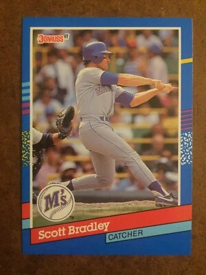 Scott Bradley 287 Donruss 1991 MLB Baseball Card - Image 1 of 2