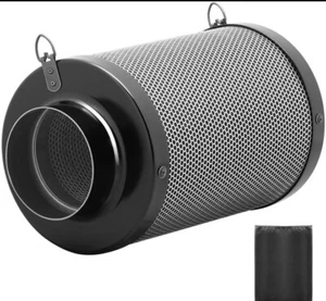 iPower 4-12'' Air Carbon Filter Odor Control with Prefilter for Inline Duct Fans - Picture 1 of 8
