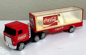 BUDDY L MACK TRUCK COCA COLA DELIVERY SEMI TRACTOR TRAILER 70s PRESSED STEEL! - Picture 1 of 4