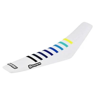 Husqvarna FC TC 125 250 350 450 2019-20 cubierta de asiento blanca/logo costilla especial #175 Foto 1 de 4