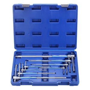 8pcs 2mm-10mm Sliding T-Handle Hex Key Wrench Set with Storage Case - Imagen 1 de 7