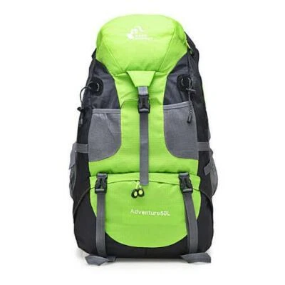Mochila 50L Exterior Bolsa de Camping Impermeable Montañismo Senderismo Mochilas Moll Foto 1 de 4
