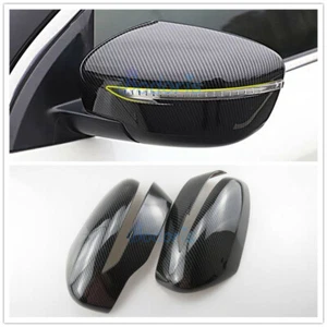 For Nissan Juke 2014 2015 2016 2017 Carbon Fiber Door Mirror Cover Car Styling - Picture 1 of 12