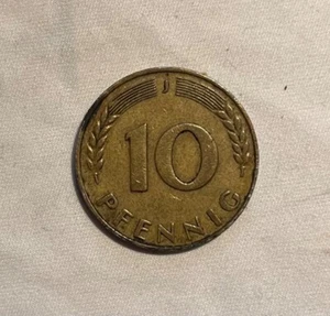 10 pfennig bank deutscher länder 1949 j - Bild 1 von 2