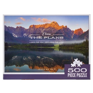 CHRISTIAN PUZZLE: I Know the Plans... 500 pieces - Picture 1 of 4