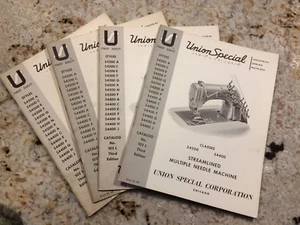 (1) List of Parts Catalog Union Special class 54200 54400 sewing machine CLEAN - Picture 1 of 3