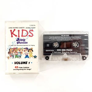 Kids Sing Praise Volume 1 Cassette Tape Split Track Recording Tested & Works - Picture 1 of 9