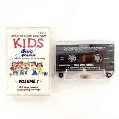 Kids Sing Praise Volume 1 Cassette Tape Split Track Recording Tested & Works - Image 1 of 4