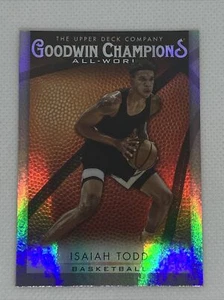 2021 Upper Deck Goodwin Champions Isaiah Todd All-World Silver Foil #GB-2 - Bild 1 von 2